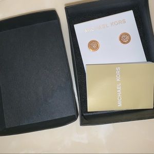 Rose Gold Michael Kors earrings